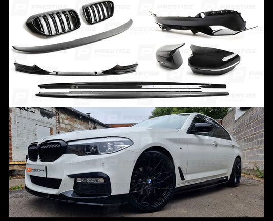 BMW G30 5 Series M Performance Kit Gloss Black PRE LCI 2016-2020