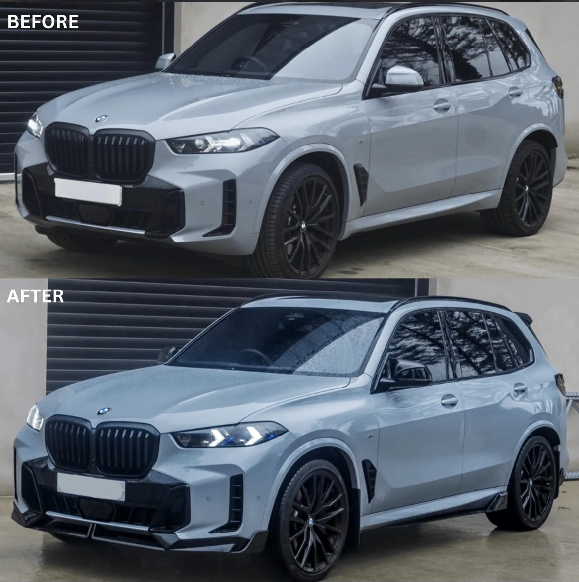 BMW X5 G05 LCI M SPORT 2023+ GLOSS BLACK AERO KIT