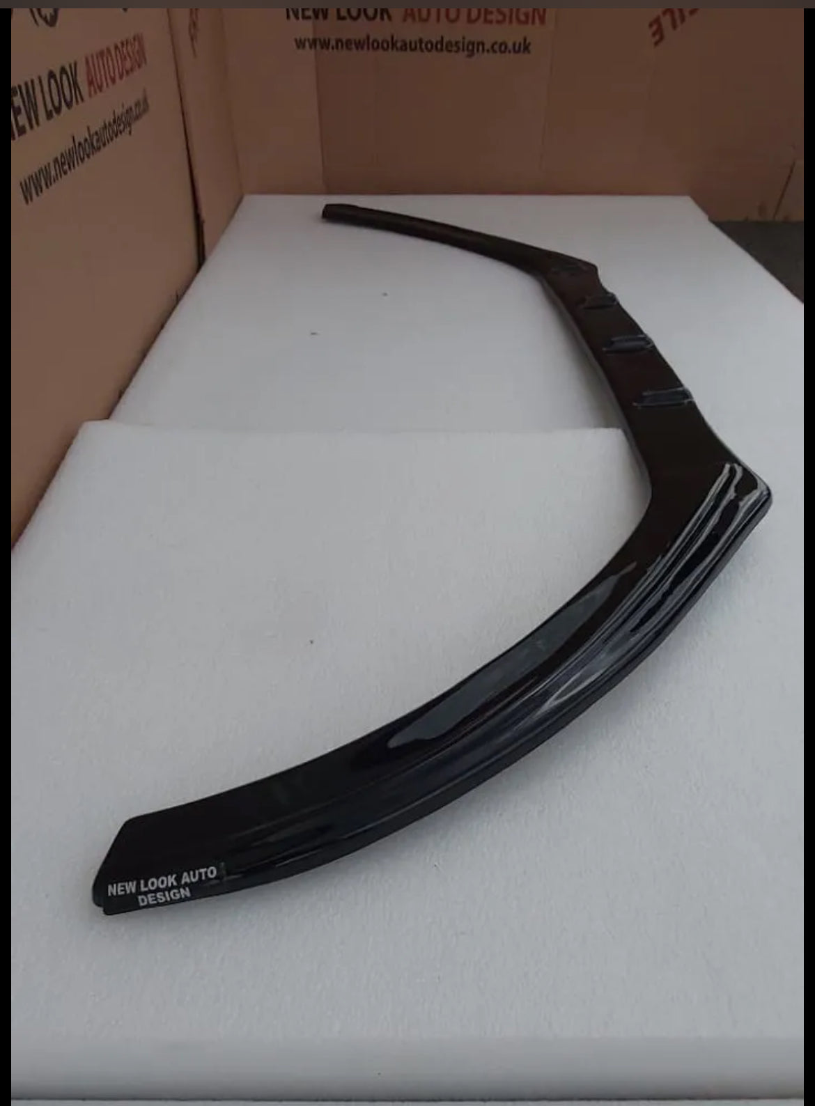 VW Jetta 2011-201 GLOSS BLACK SPLITTER