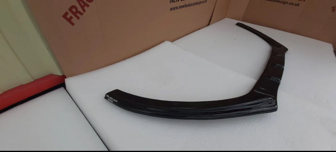 VW Jetta 2011-201 GLOSS BLACK SPLITTER