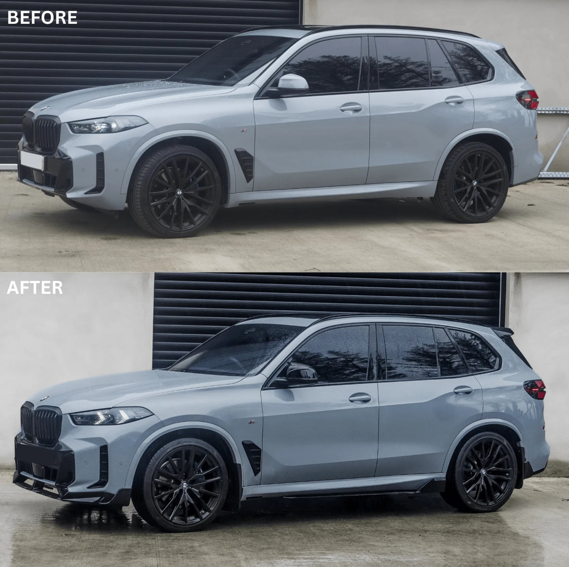 BMW X5 G05 LCI M SPORT 2023+ GLOSS BLACK AERO KIT