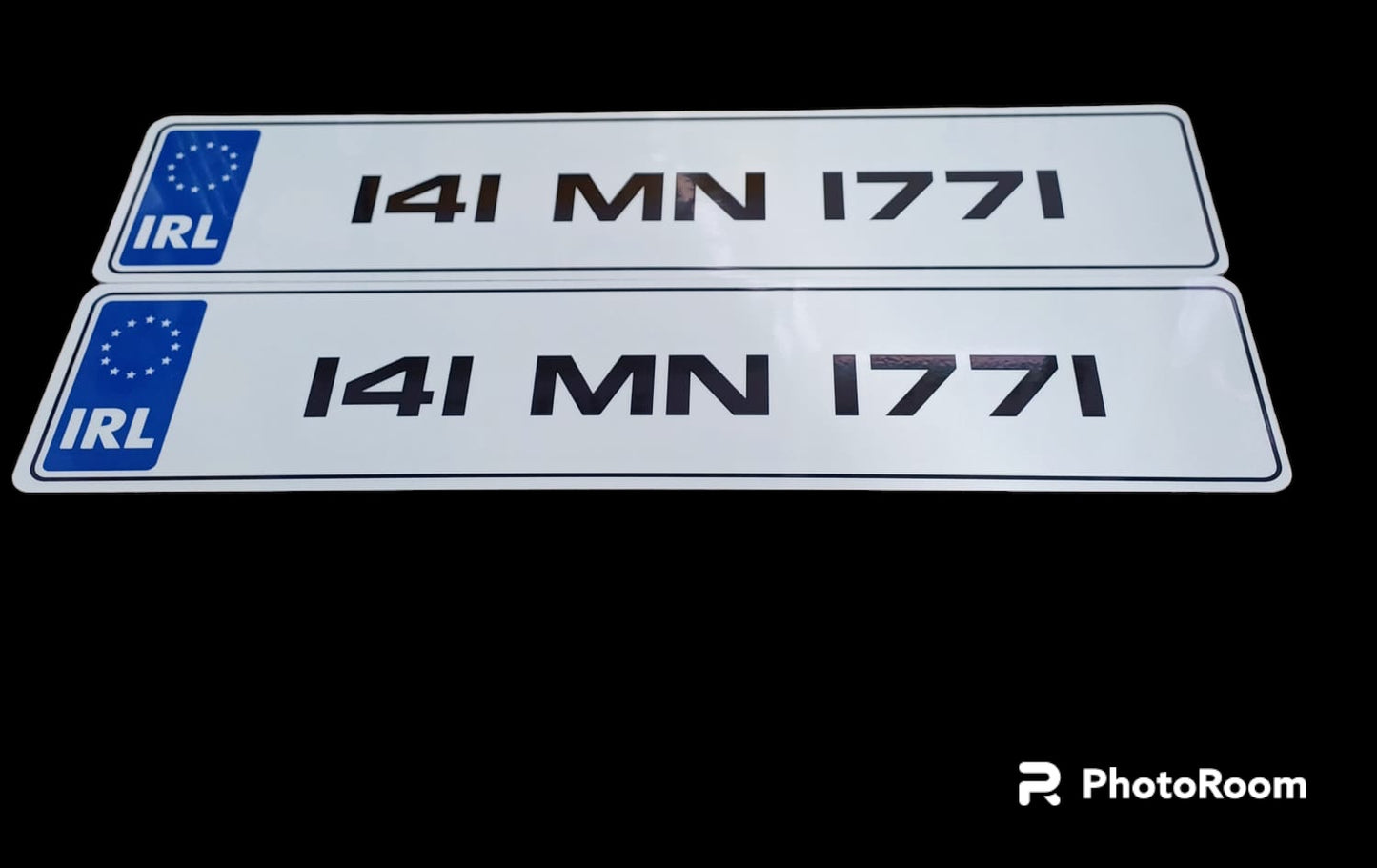 Printed Number Plates With Border