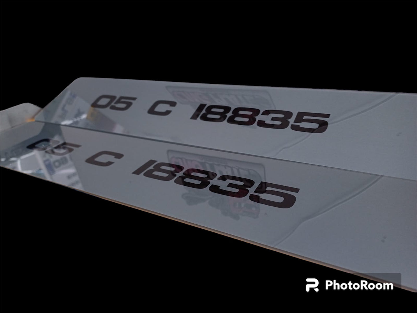 Printed plates Tinted