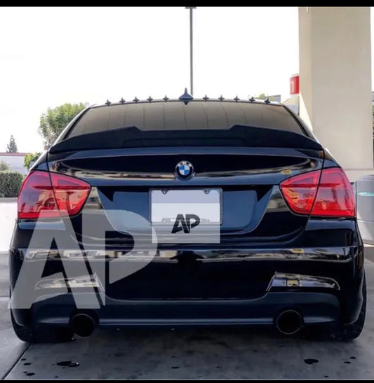 BMW E90 Gloss Black High Kick PSM Ducktail Spoiler 2004-2012