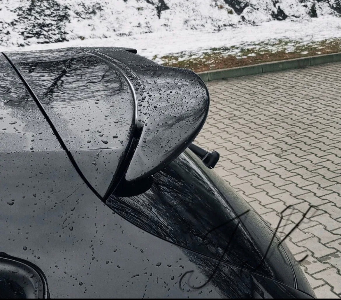 Seat Leon MK2 Facelift 2009-12 roof spoiler gloss black