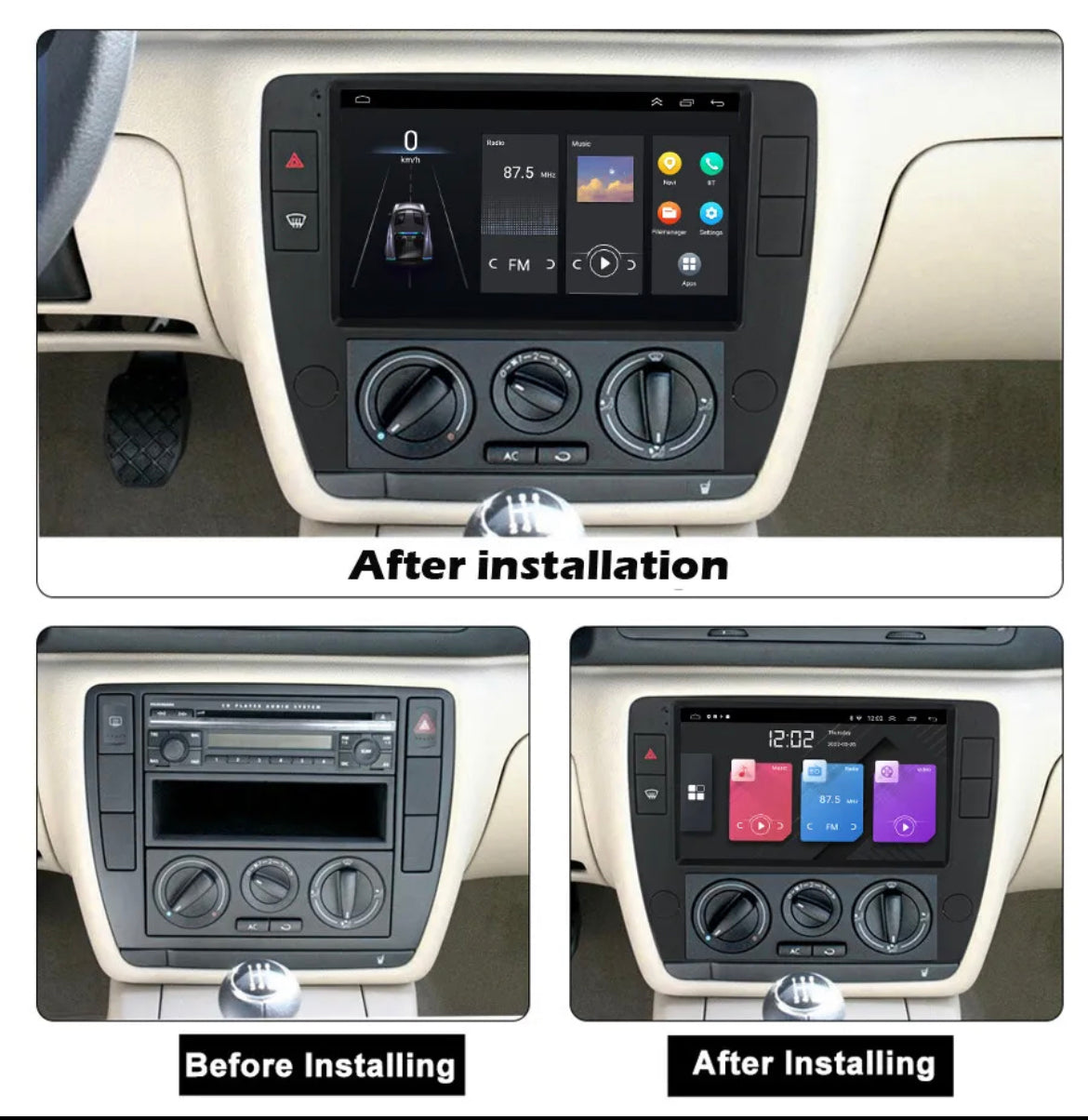 9" For VW Passat B5 2000-2005 Head Unit Android 11 car play