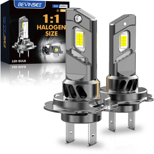 2x H7 LED Headlight Bulb Kit 6000K 70W Super White Lights High Low Beam