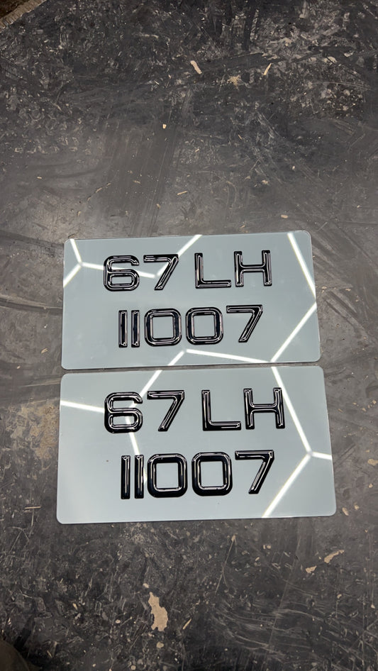 3D Tinted Jap Plates