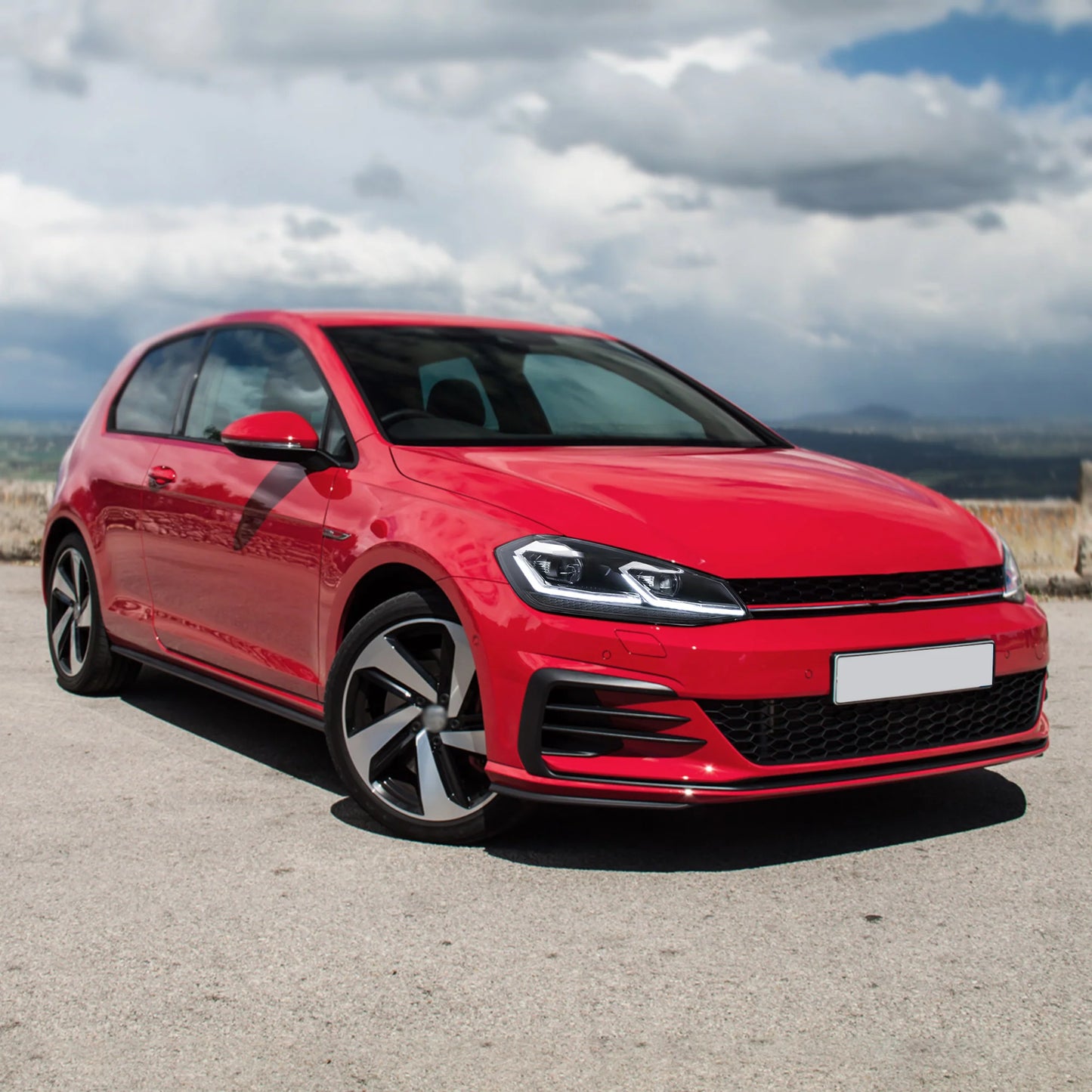Vw Golf Mk7 Gtd Silver Stripe Headlights