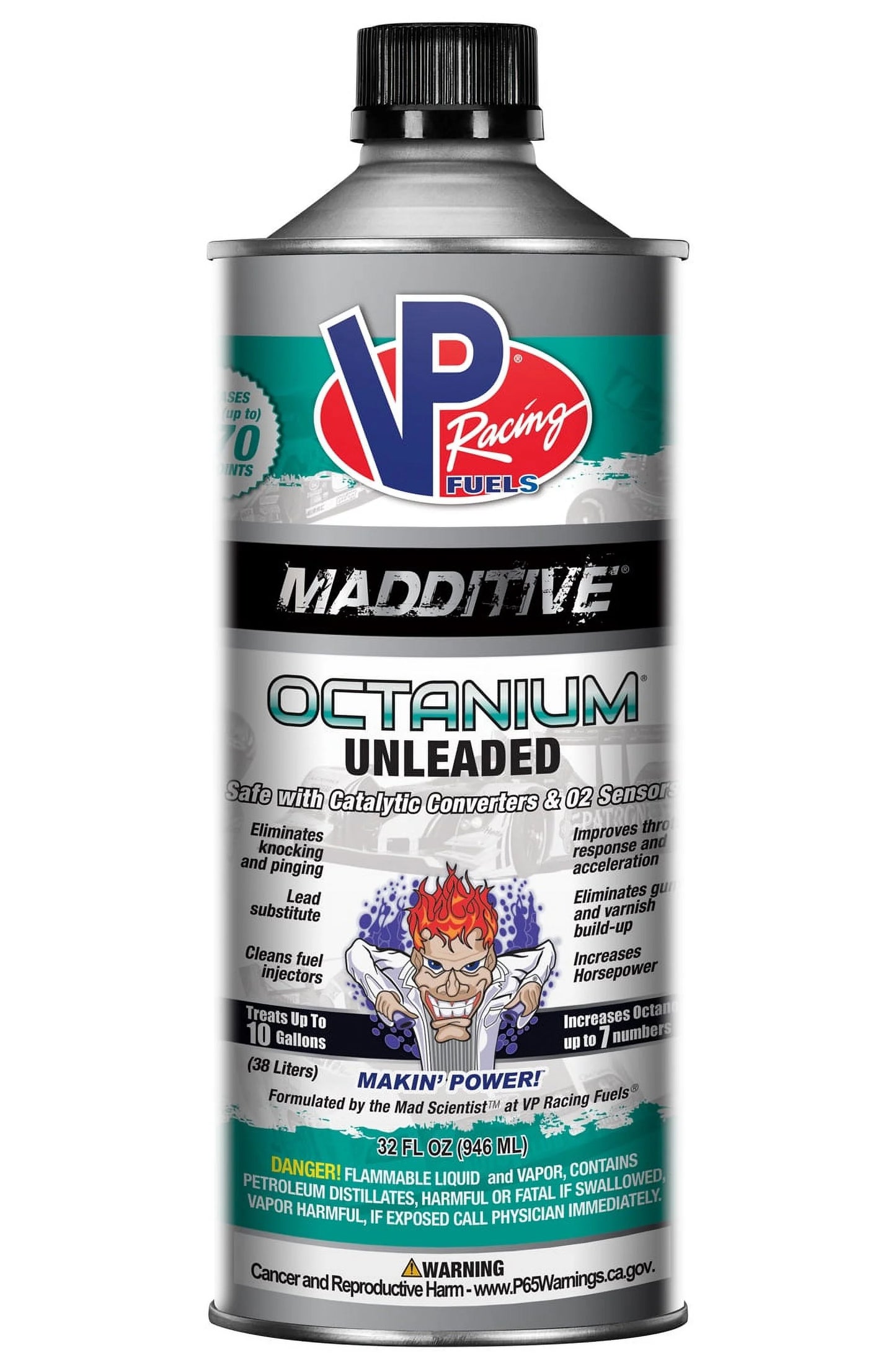VP RACING FUELS OCTANIUM UNLEADED FUEL MADDITIVE - 0.95L (OCTANE BOOSTER)