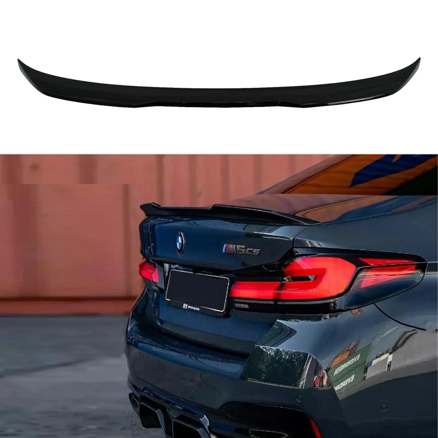 Bmw G30 M5 spoiler gloss black
