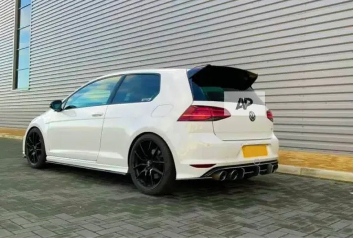 VW Golf 7 Osir Style Gloss Black Boot Spoiler MK7 MK7.5