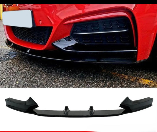 FOR BMW 2 SERIES F22 F23 FRONT SPLITTER M PERFORAMANCE 2013-2021 - GLOSS BLACK