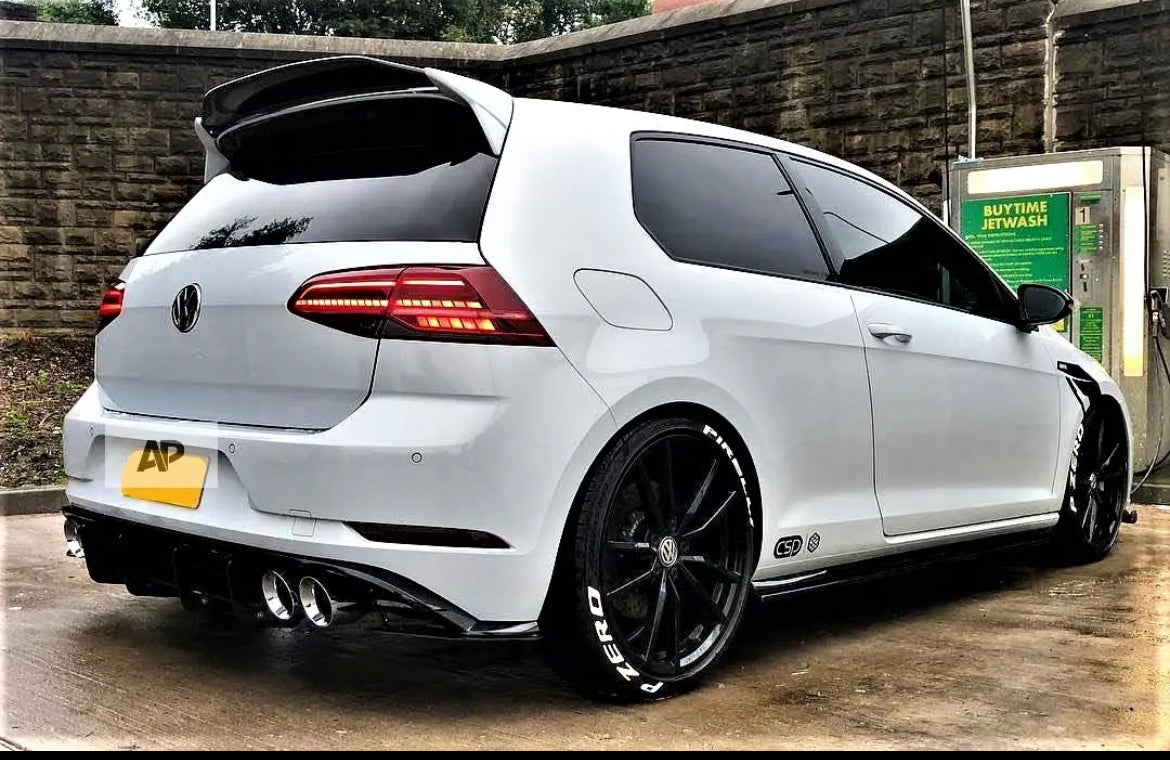 VW Golf TSI TDI Aspec Style Gloss Black Boot Spoiler MK7 MK7.5