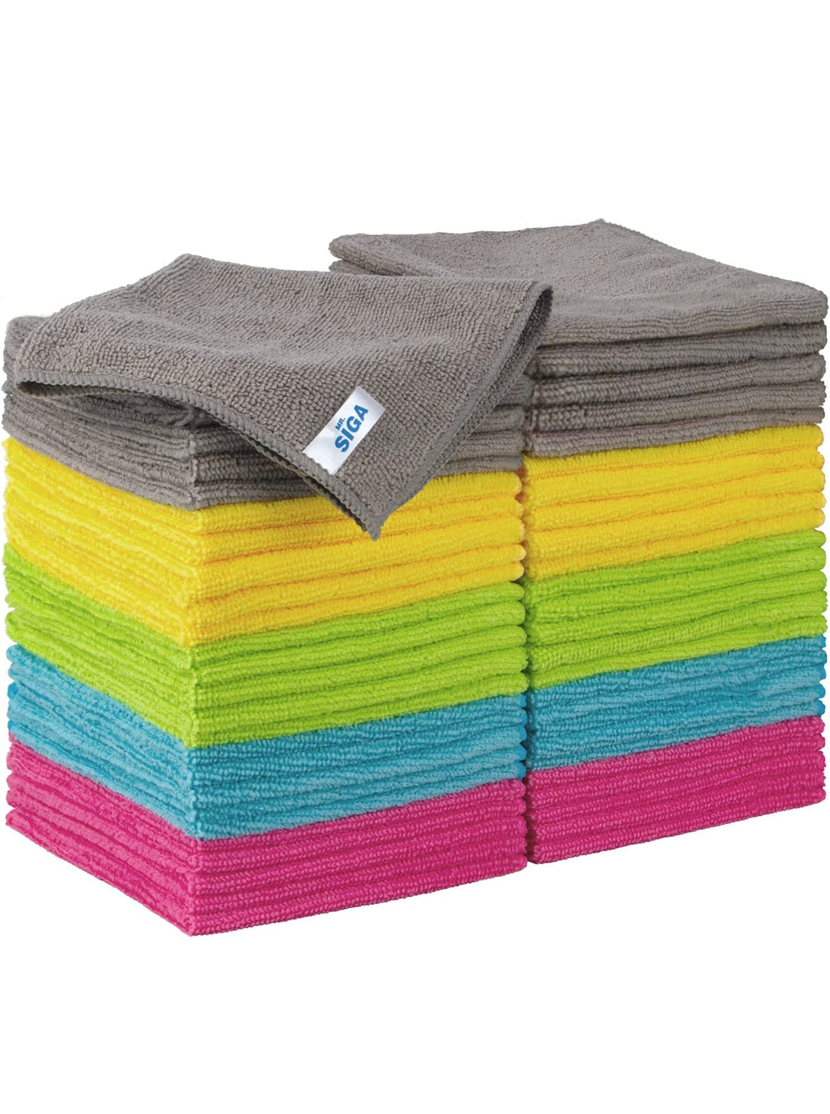 Microfiber Cleaning Cloth, All-Purpose Cleaning Towels, Pack of 50
