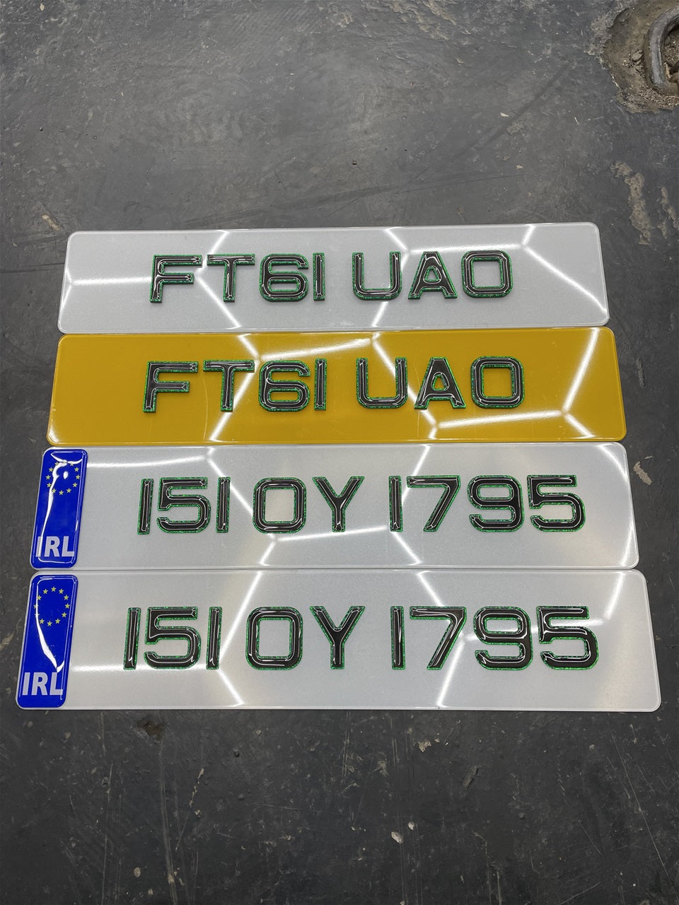 3D green gel plates