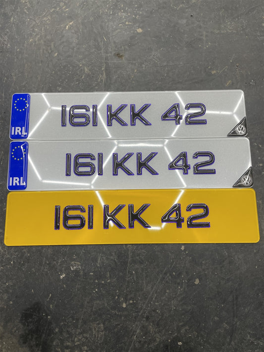 3d Purple gel plates