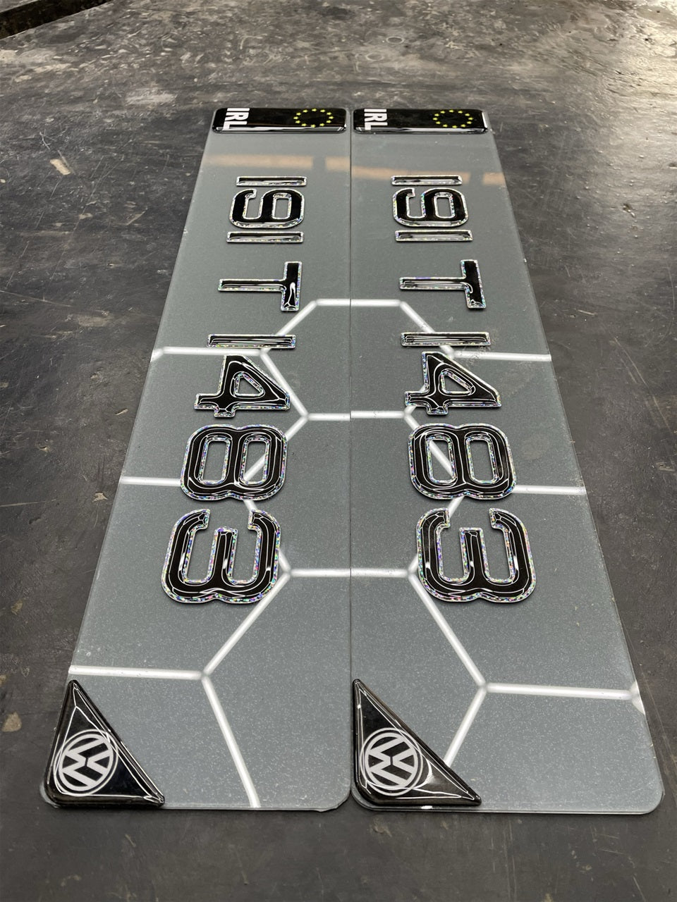3D tinted Silver gel plates
