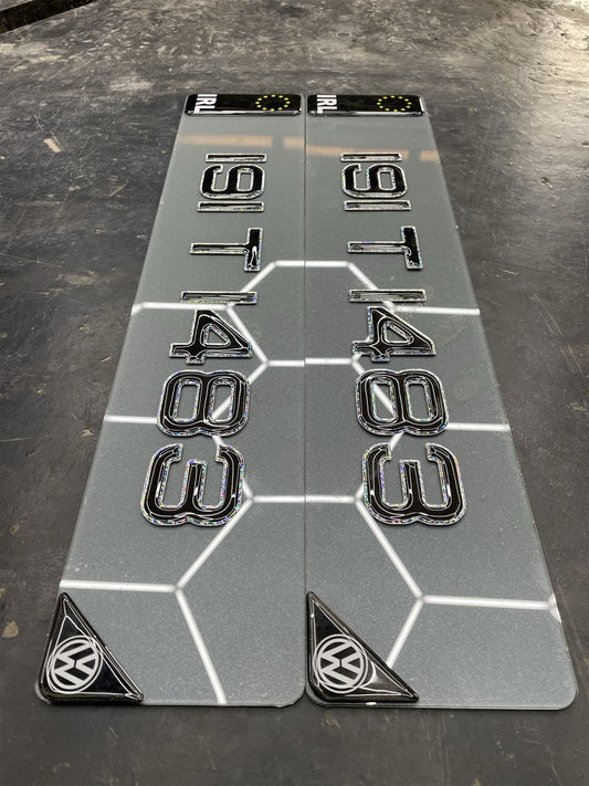3D tinted Silver gel plates