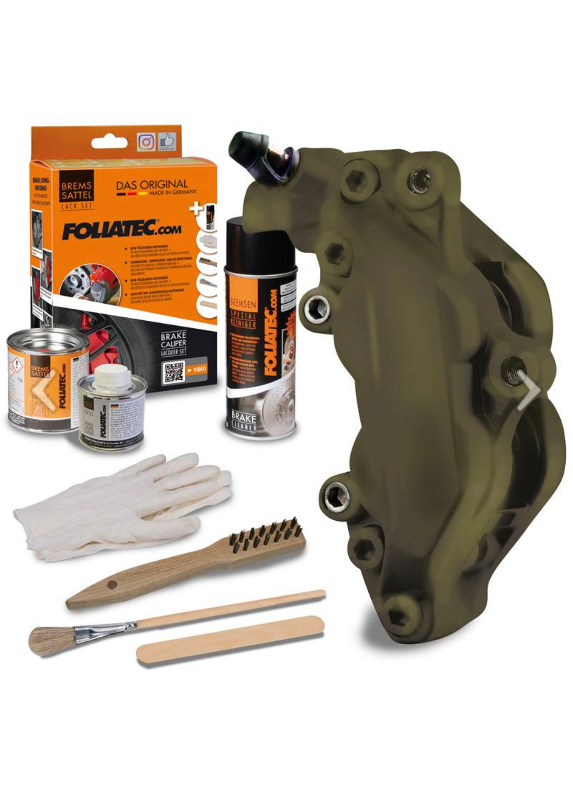 Foliatec Brake Caliper Lacquer Set - 3 Components - 17+ Colours Available!