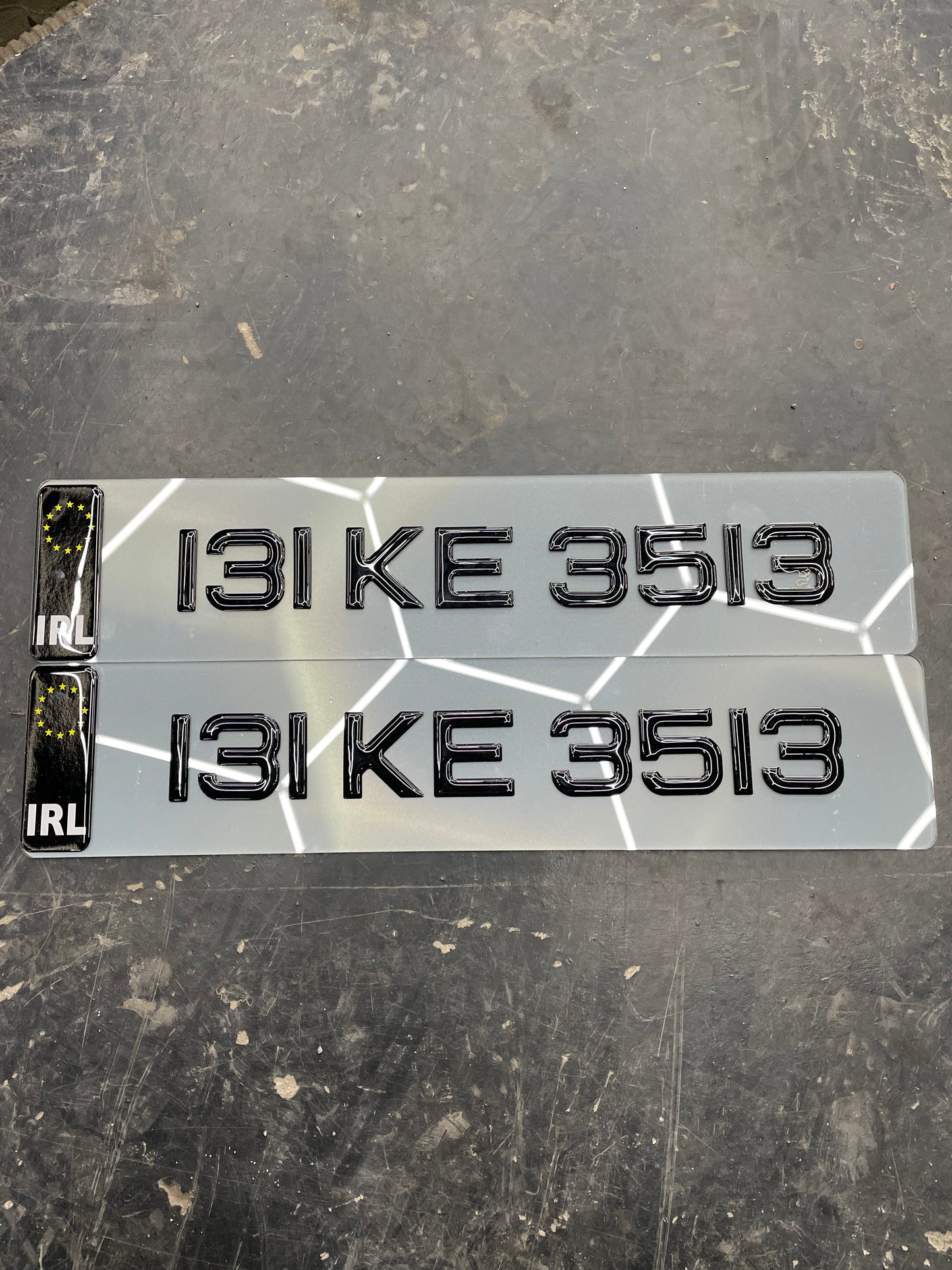 3D Tinted Black Gel Plates