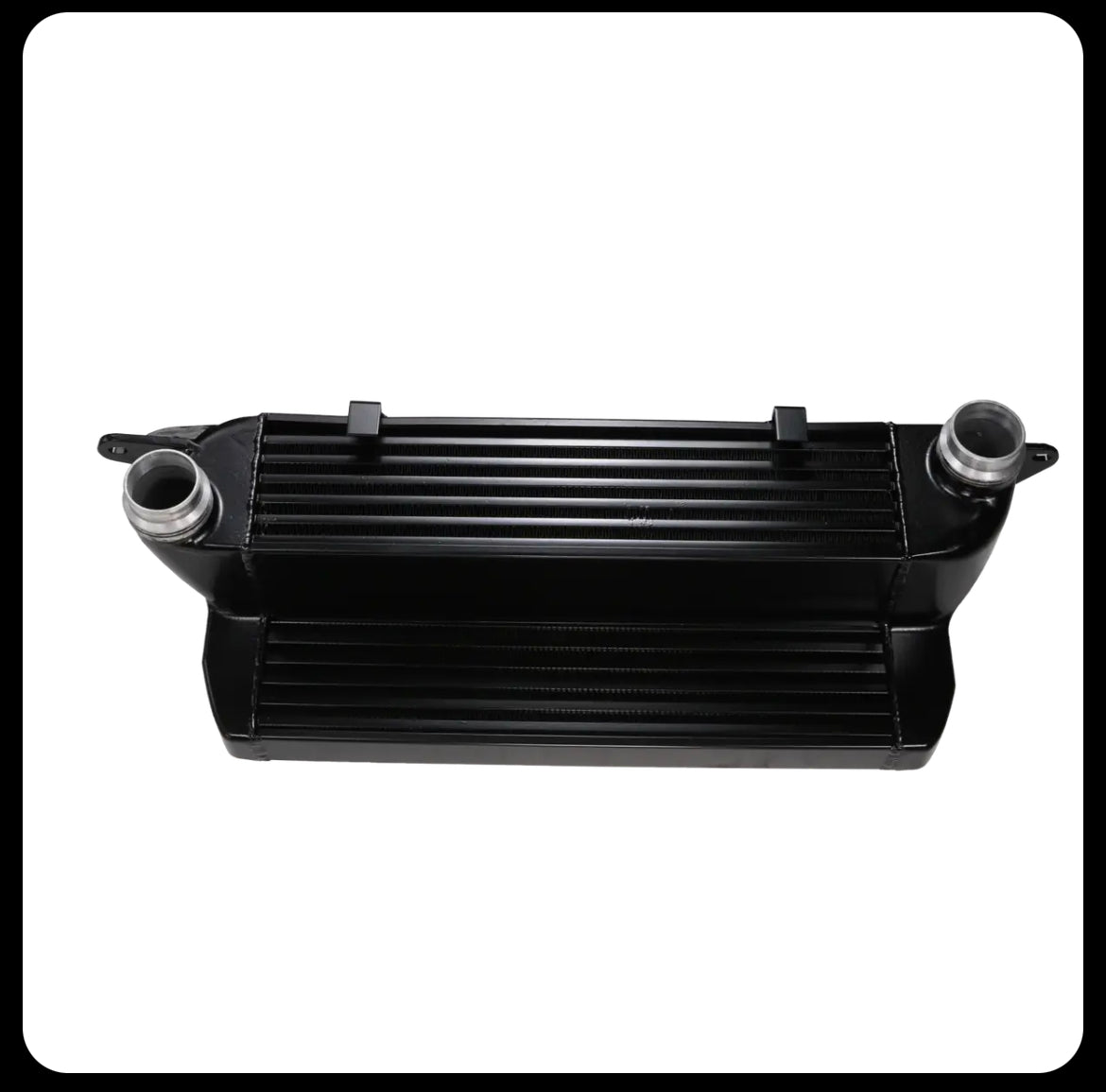 FOR BMW E60 E61 E63 E64 520D 525D BLACK BIG UPGRADE TURBO CORE INTERCOOLER