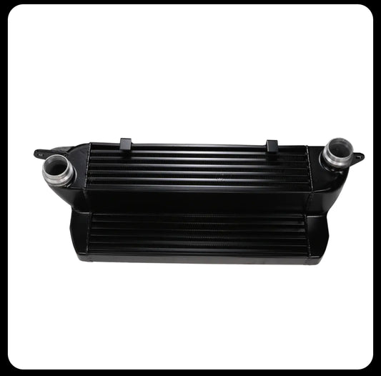 FOR BMW E60 E61 E63 E64 520D 525D BLACK BIG UPGRADE TURBO CORE INTERCOOLER