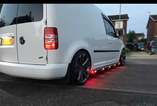 Side bars with amber led 10-15 caddy
