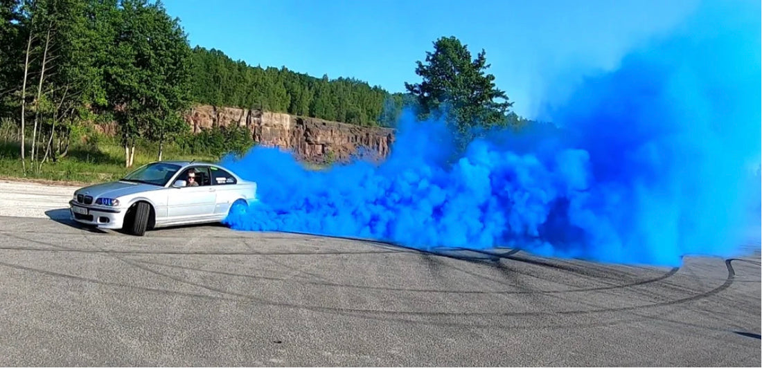 AR-T SPORT 225/40 R18 COLORED SMOKE *BLUE* GENDER REVEAL