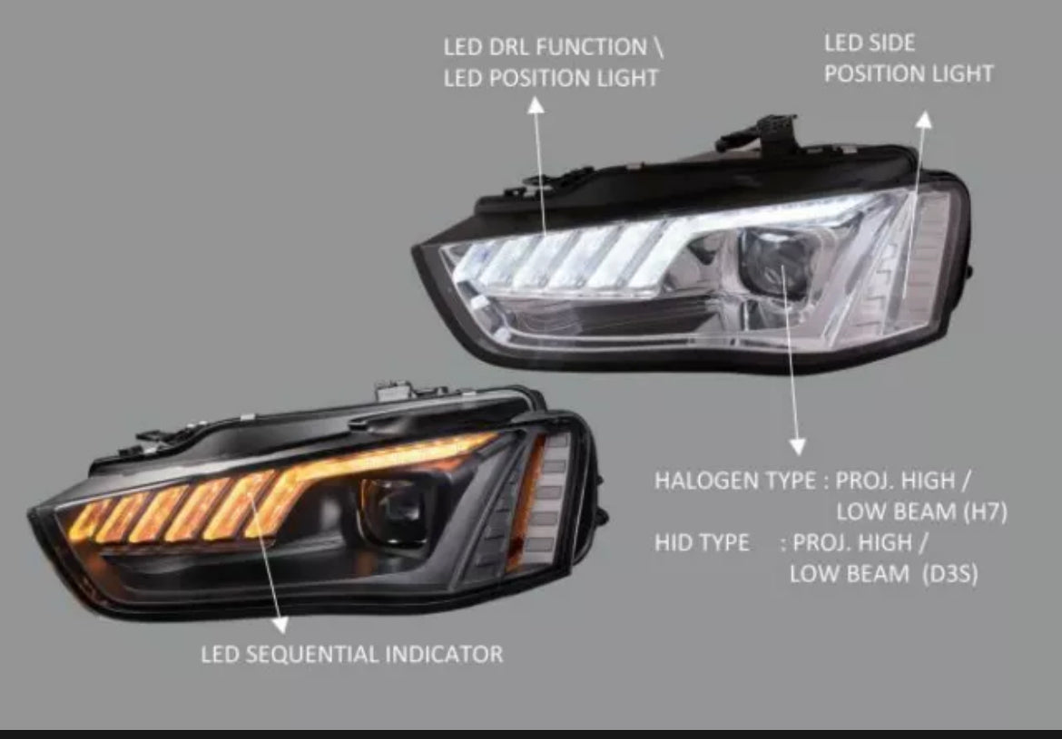 Audi A4 B8.5 Led Dynamic Headlights