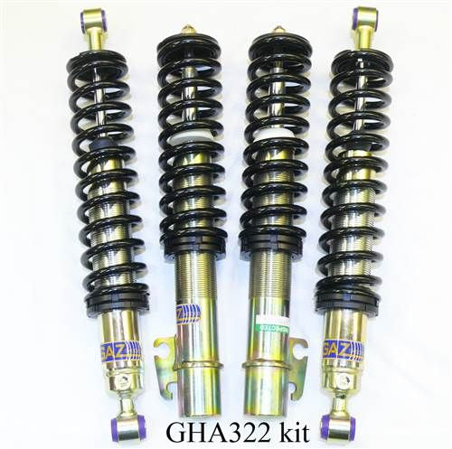 GAZ COILOVER SUSPENSION KIT, FORD SIERRA/SAPPHIRE COSWORTH 2WD , RS500 & 2WD BASE MODELS GZGHA326G