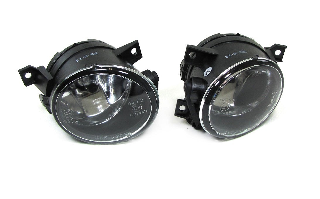 Front Left+Right Convex Lens Fog Light Lamps For VW MK5 Golf Jetta Bora 05-10