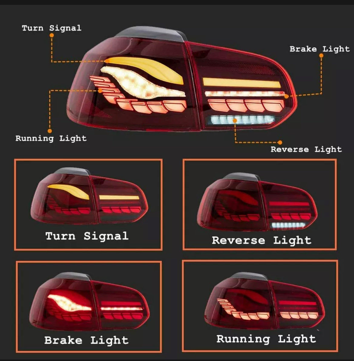 Mk6 Golf Animation Taillights