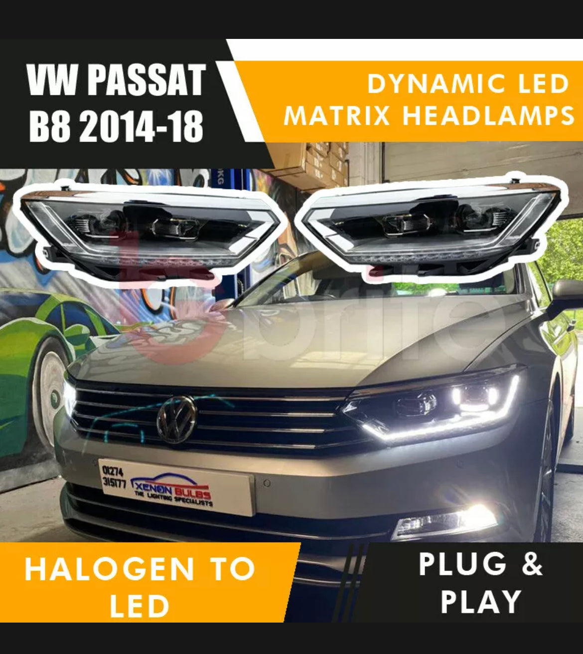 Passat B8 Led HeadLight Units