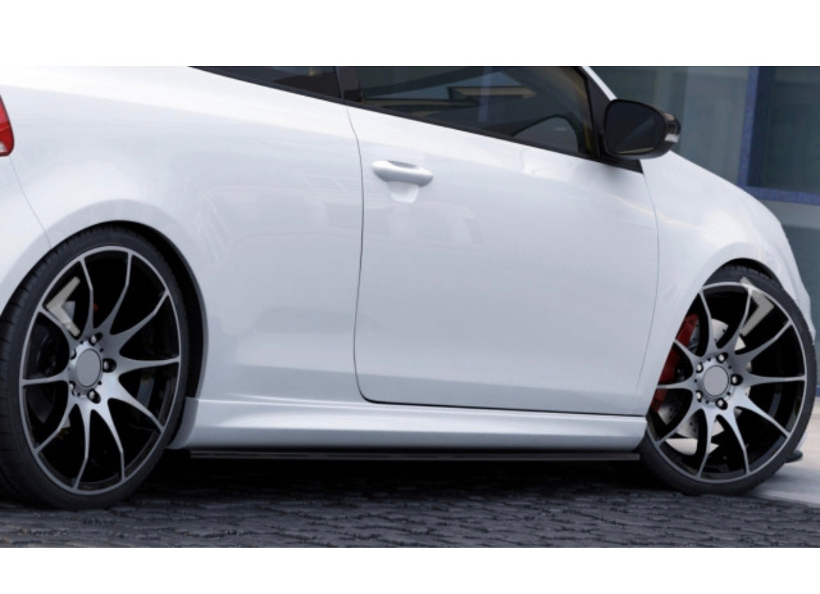 VW Golf 6 R20 Maxton Design Side Skirt Extensions