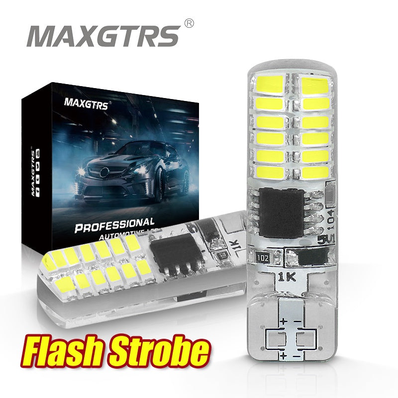 T10 Led Strobe bulbs white