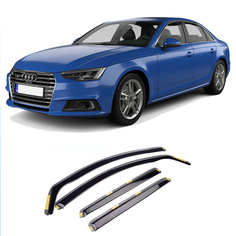Audi A4 B9 Tinted Heko wind deflectors
