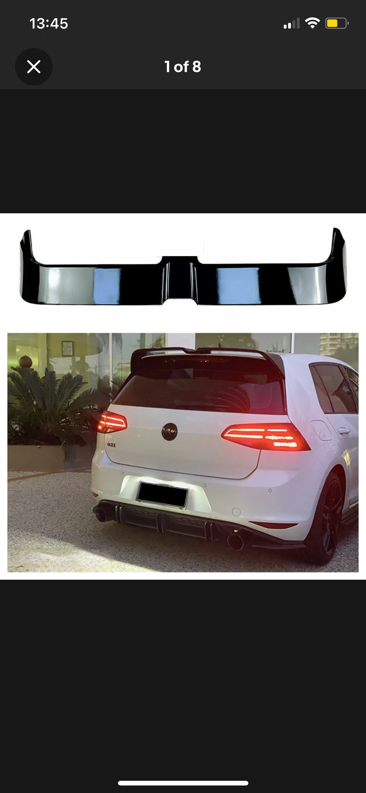 Mk7 Golf Gloss Oettinger Spoiler