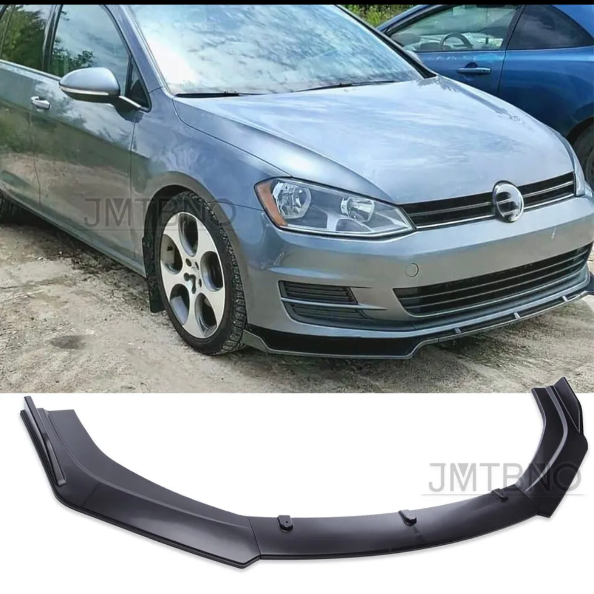 Mk7 Golf 3Piece Black splitter, Se, Gti & R Fit