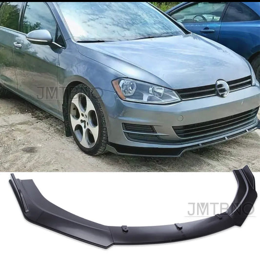 Mk7 Golf 3Piece Black splitter, Se, Gti & R Fit