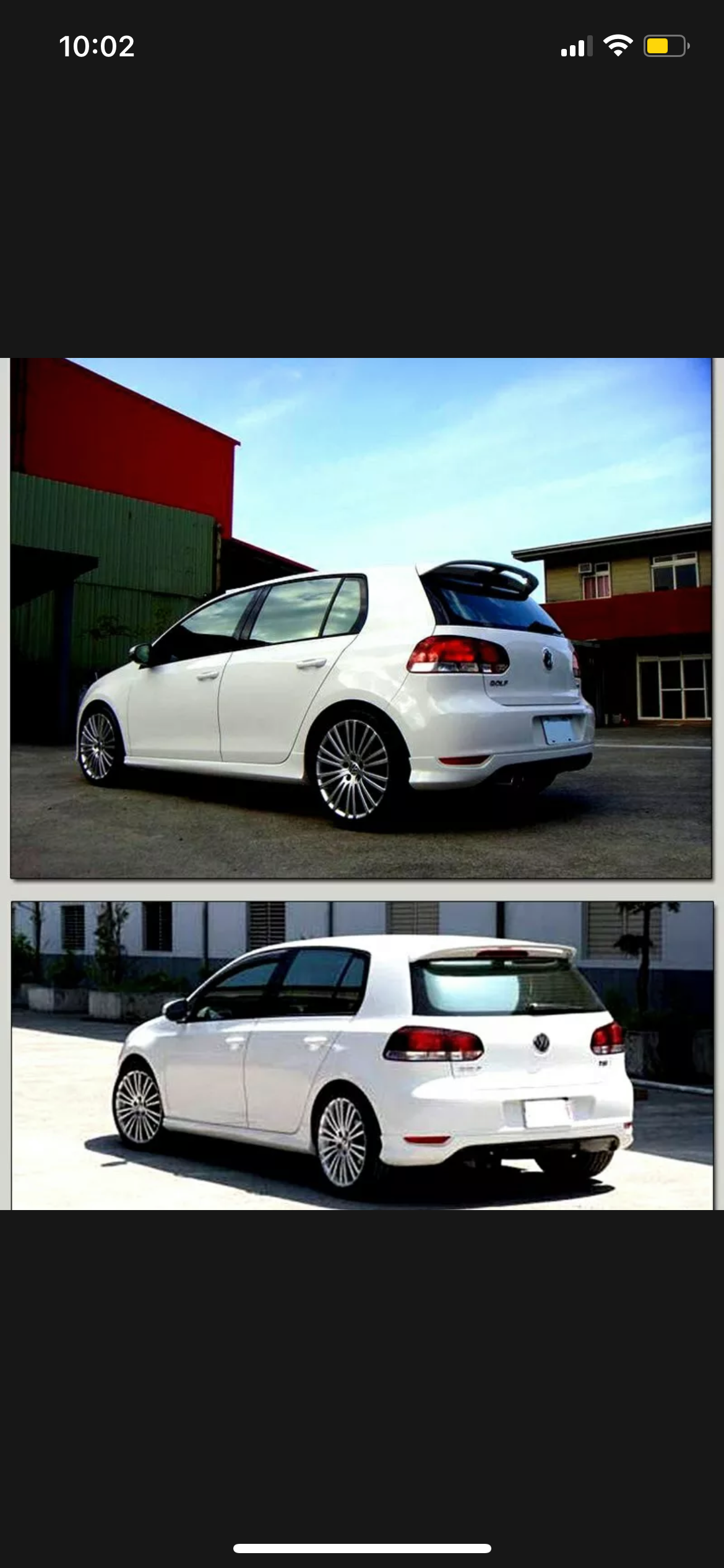 Golf Mk6 HighRise spoiler
