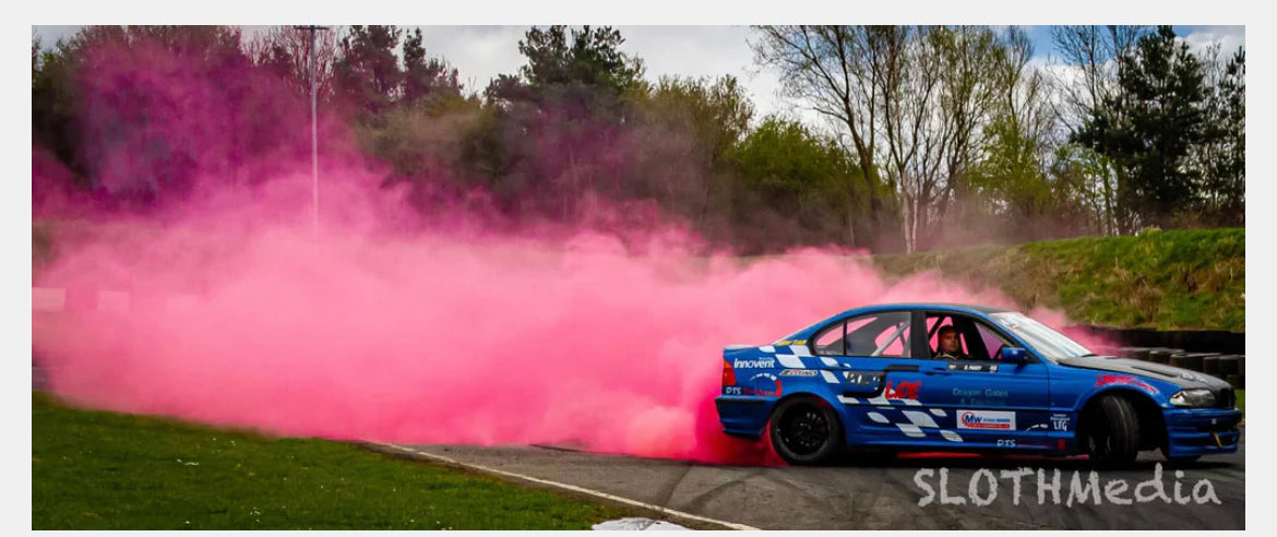 AR-T SPORT 225/40-18 COLORED SMOKE *RED* GENDER REVEAL