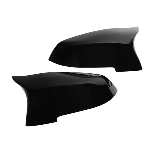For BMW LCI F10 F11 F18 F07 GT Gloss Black Rear View Mirror Cover Caps 2013-2016