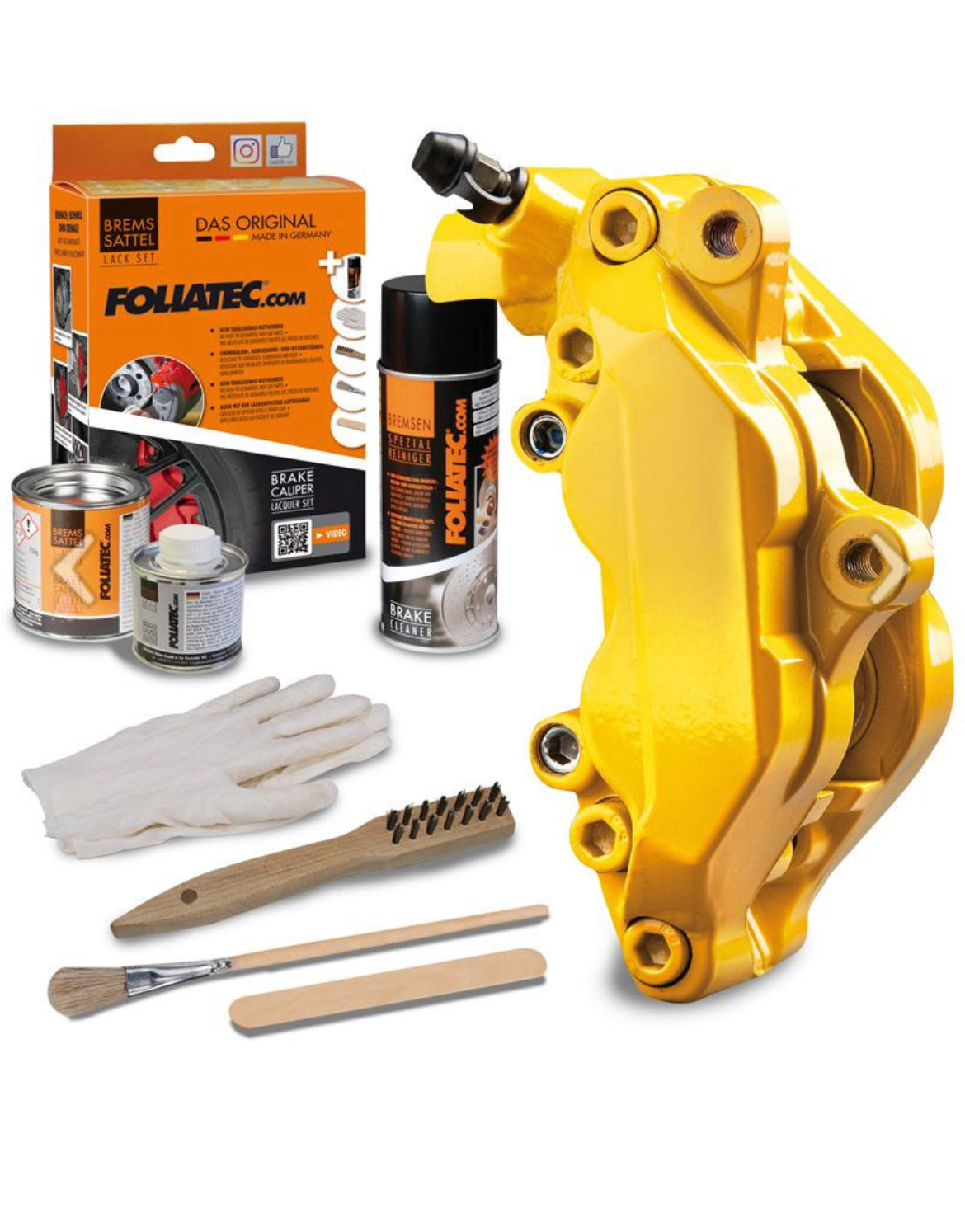 Foliatec Brake Caliper Lacquer Set - 3 Components - 17+ Colours Available!