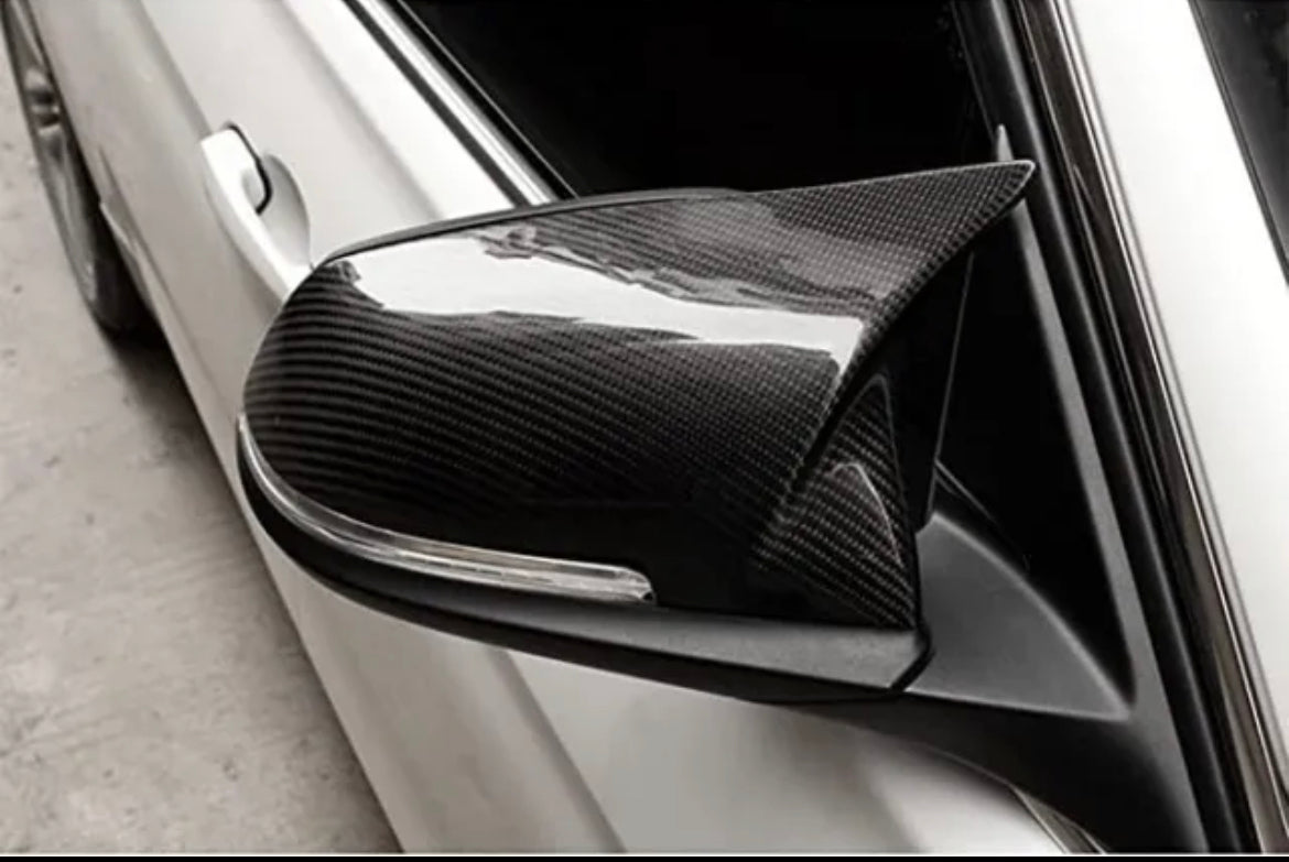 Carbon BMW WING Mirr be or Covers Caps F20 F21 F87 M2 F23 F30 F36 X1 E84