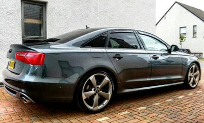 Audi A6 C7 saloon Tinted Wind Deflectors