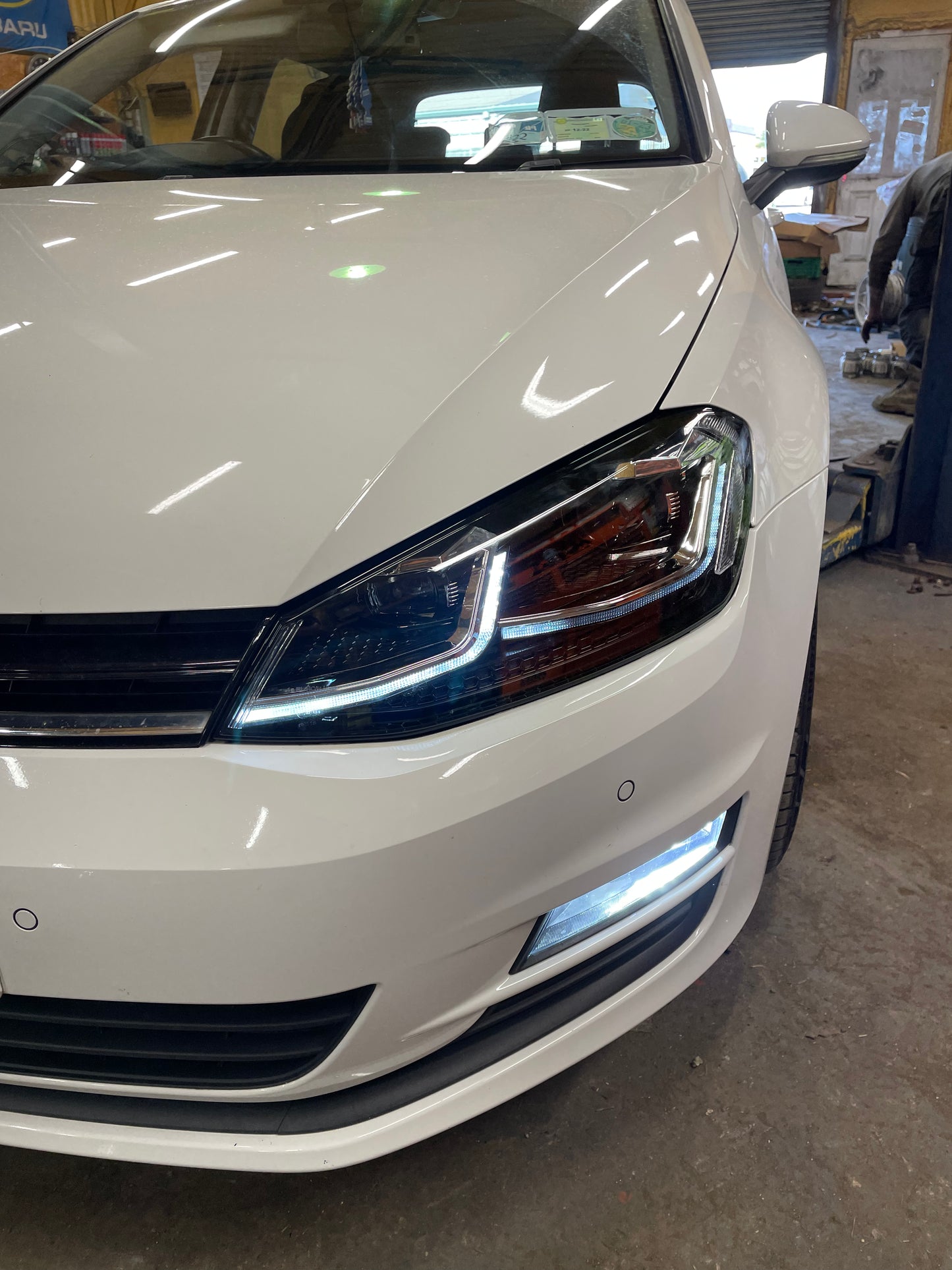 Vw Golf Mk7 Gtd Silver Stripe Headlights