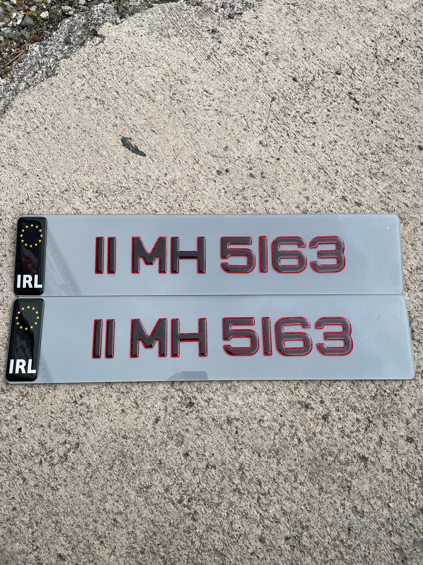 3D Red Tinted Gel Plates