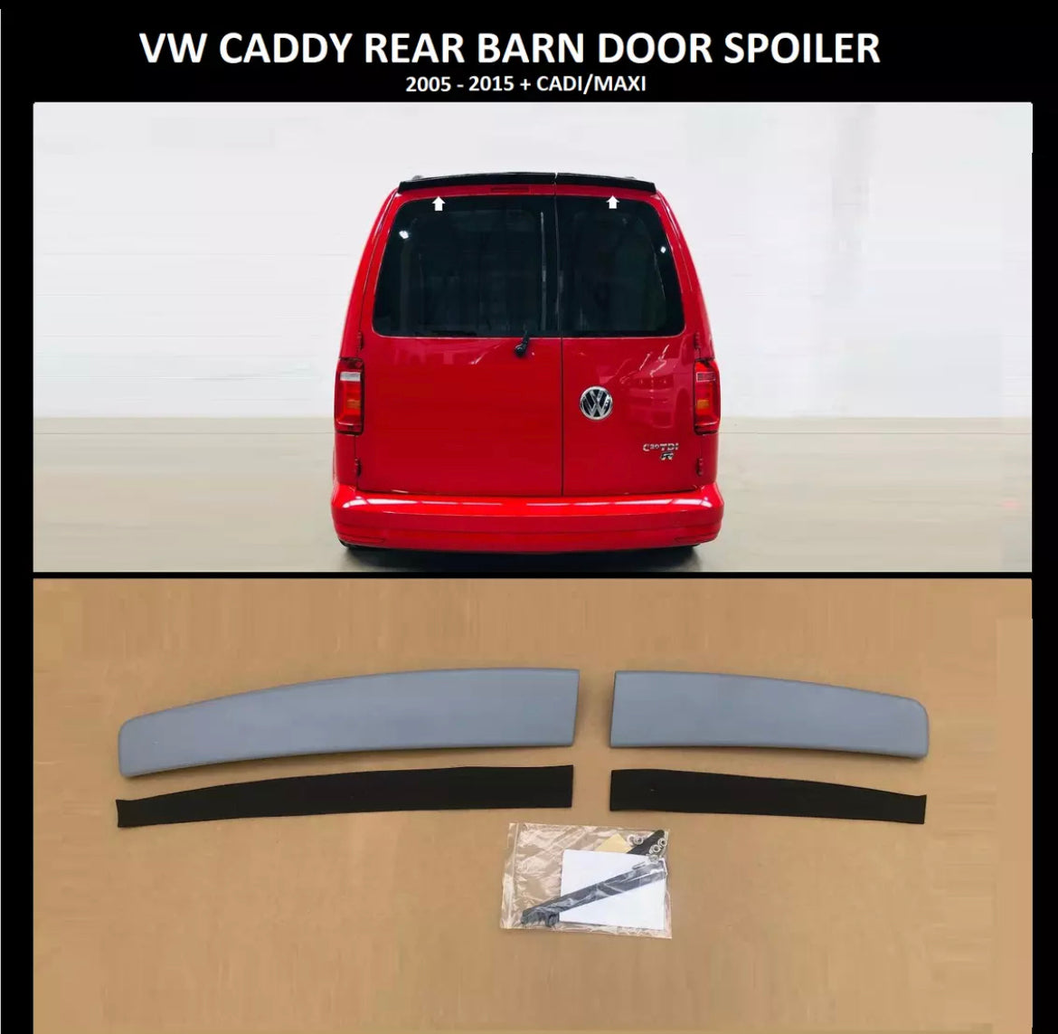 Caddy spoiler 2005-2018