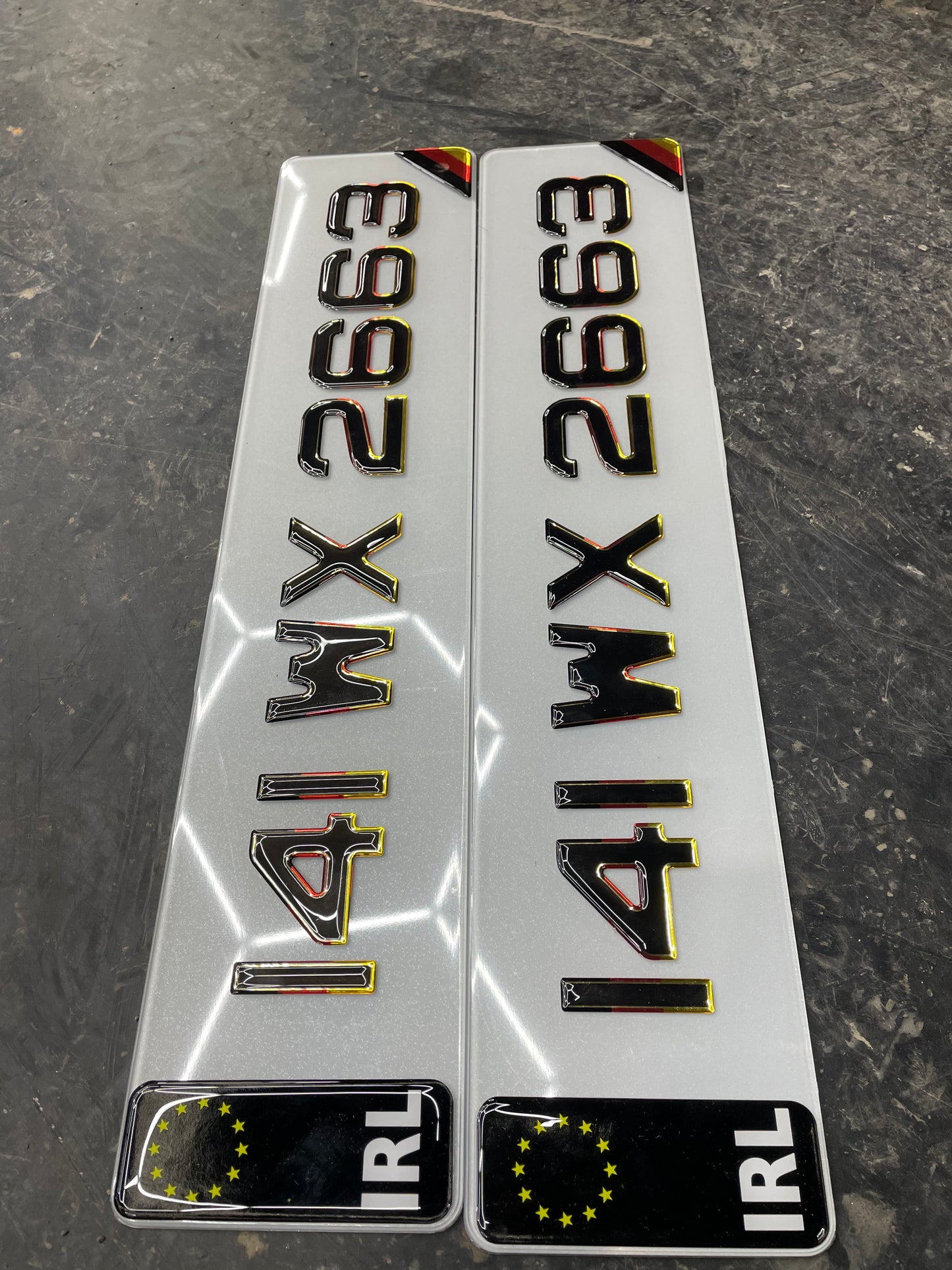 3D german gel plates Pair